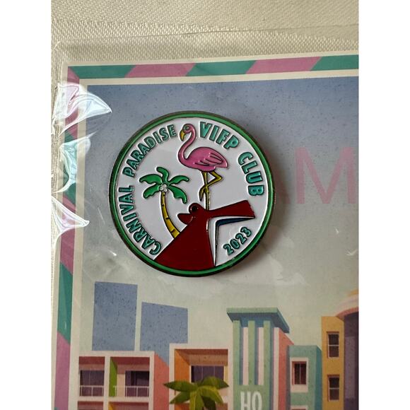 Carnival VIFP Club Paradise 2022 Miami Commemorative Pin - Picture 2 of 5